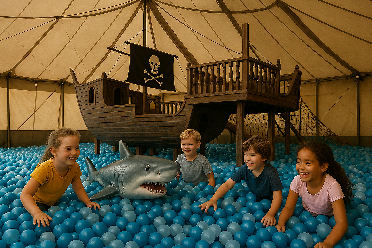 La piscine à balles géante